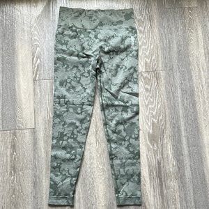 women’s gymshark leggings seamless camo